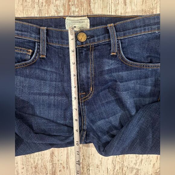 Women's Current Elliot The Fling Boyfriend Jeans Patchwork Like New Size 25 - Picture 11 of 12